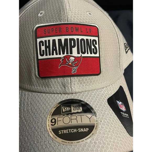 Tampa Bay Buccaneers New Era Super Bowl LV Champions 9forty Adjustable‎ Hat Cap - Picture 2 of 4